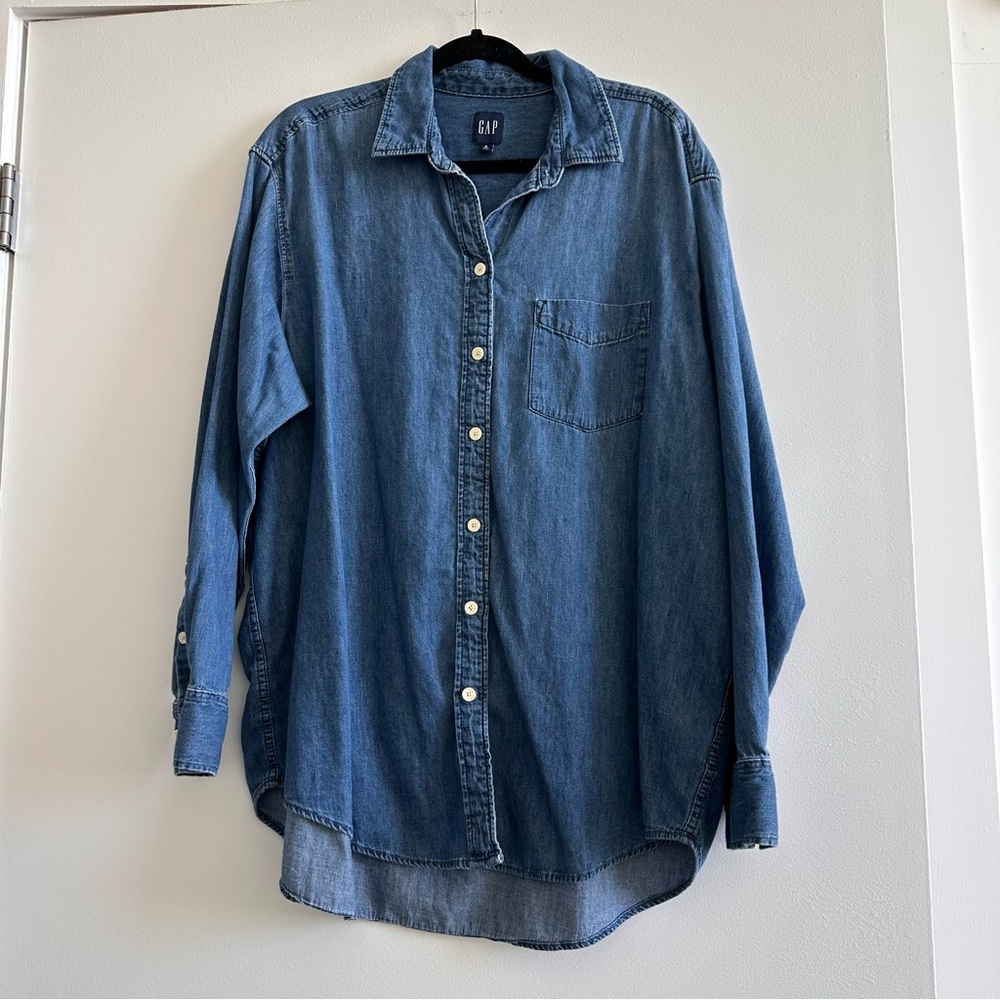 GAP Denim Big Shirt with Washwell